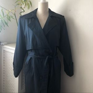 VTG Forecaster of Boston Forest Green Trench Coat
